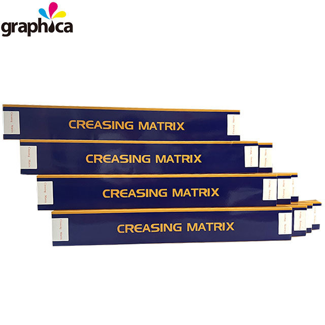 종이 포장 및 인쇄용 GRB 0.8x 2.7mm Creasing Matrix Die Cutting Machine