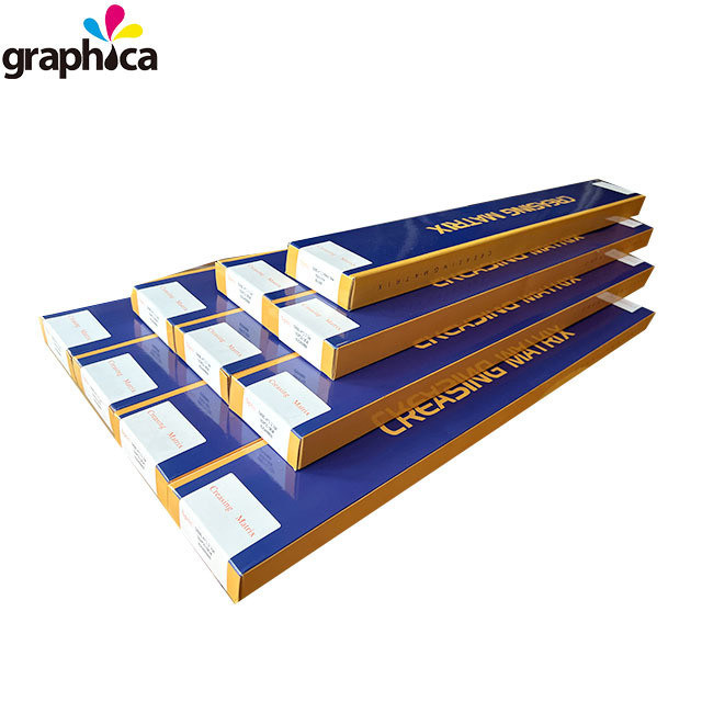 종이 포장 및 인쇄용 GRB 0.8x 2.7mm Creasing Matrix Die Cutting Machine