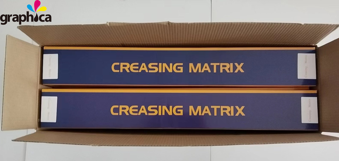 0.4mm 채널 높이 검은 플라스틱 크라이스 매트릭스 롤과 상자 다이 커터 기계