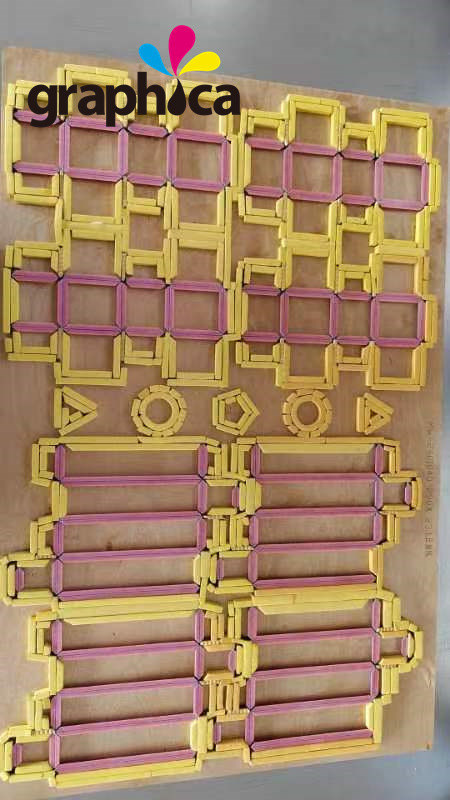 분홍색 섬유 크레이징 매트릭스 커터 주사위 자르는 기계