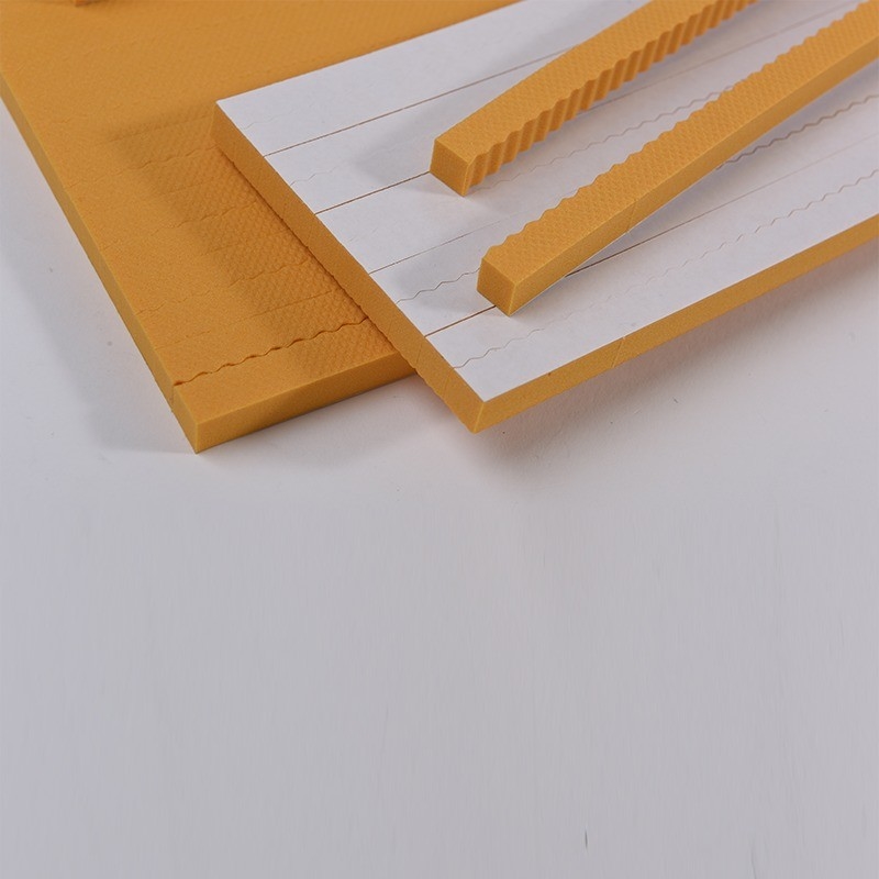 접착성 색상 주황색으로 된 EPDM 고무 폼 스폰지 절단 시장 10x300x380mm