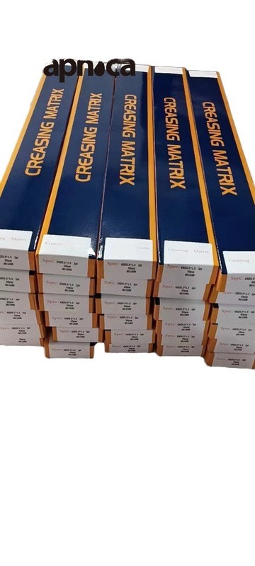 CE 인증 GRB 0.3x 1.2mm 접착형 종이 포장 및 인쇄용 접착성 크리싱 매트릭스