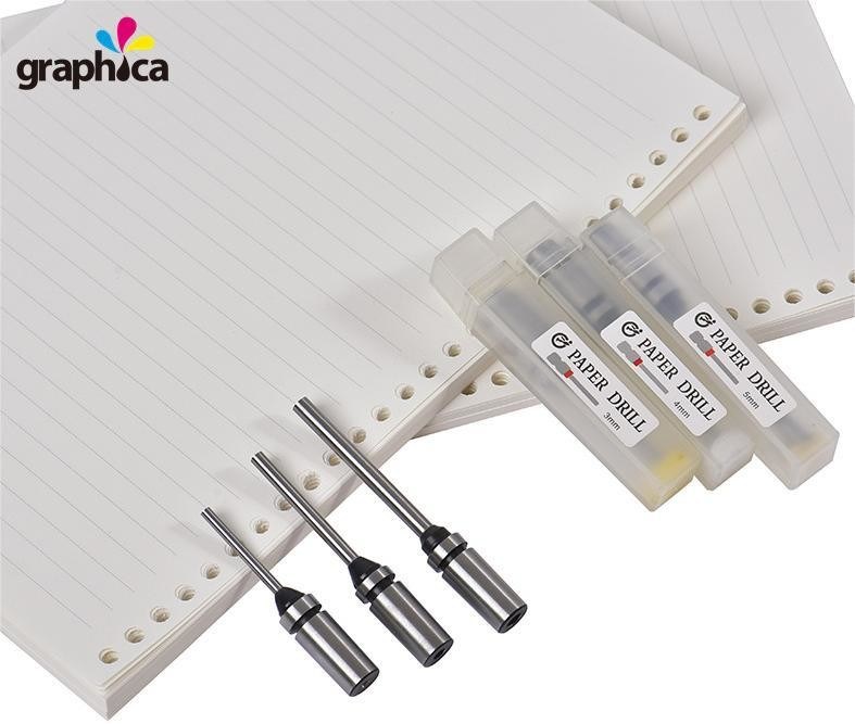 고 합금 도구 철강 종이 드릴 비트 세트 3.0mm-13.0mm 종이 펀칭 기계