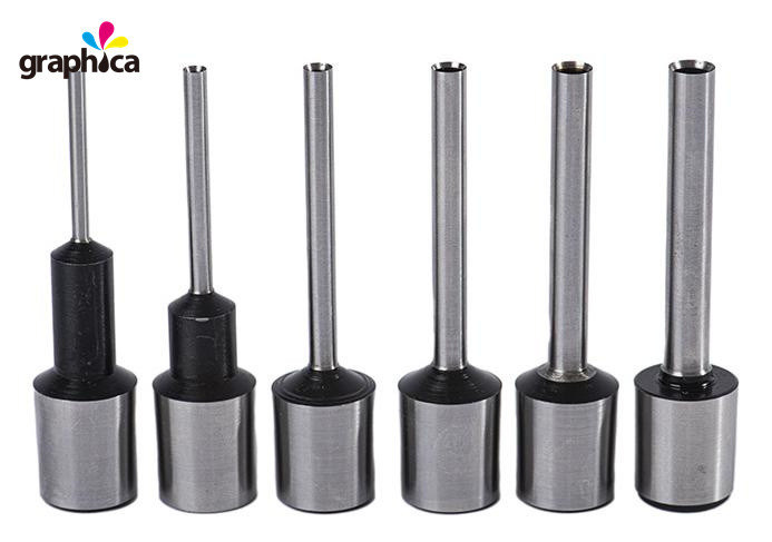 수동 종이 펀칭 기계 액세서리 3.0-15.0mm 크기 종이 드릴 비트 세트