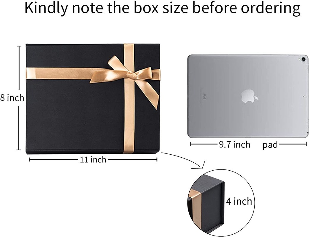 크래프트 종이 코어 크리스마스 이브 사진 프레임 디스플레이 및 저장용 애플 포장 상자