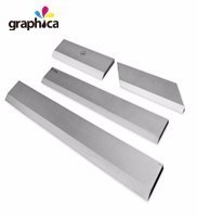 정밀도 -0.02mm 폴러 115 EL/ED/CE/EMC에 대한 종이 절단 칼 높은 강도 HRC48-68