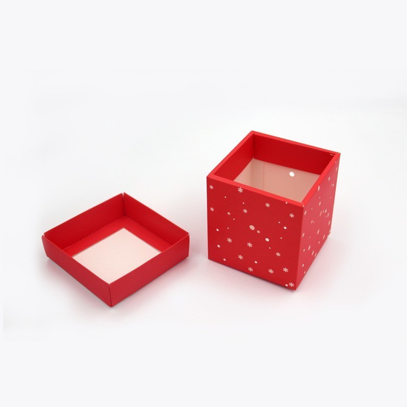 환경 친화적 인 크리스마스 이브 애플 선물 상자 재활용 및 CMYK 4 컬러 오프스트 인쇄