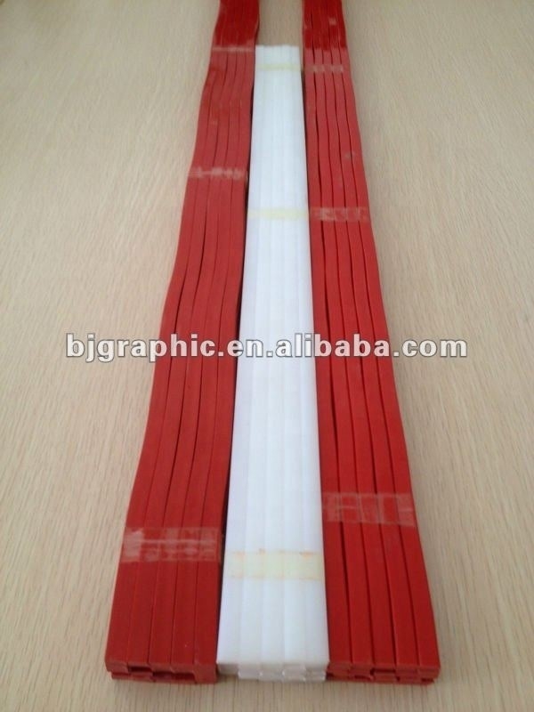 정밀 절단 기계 빨간색 PVC/PE 극지 절단 스틱 인 그래픽 베이징 2021