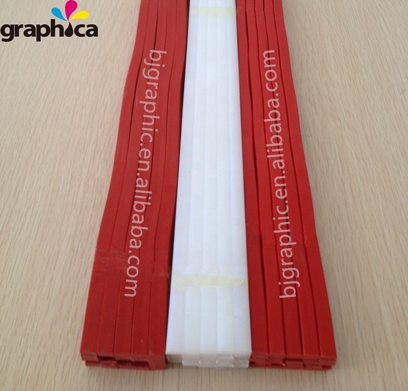 정밀 절단 기계 빨간색 PVC/PE 극지 절단 스틱 인 그래픽 베이징 2021